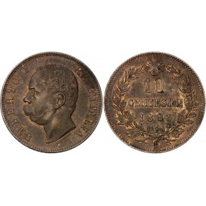 Italy 10 Centesimi 1893 BI