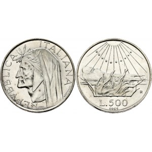 Italy 500 Lire 1965 R