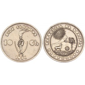Bolivia 10 Centavos 1937
