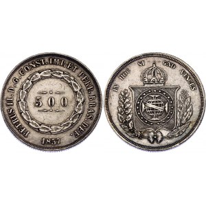 Brazil 500 Reis 1857