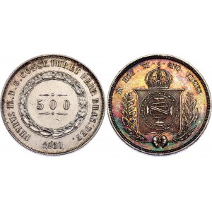 Brazil 500 Reis 1860