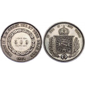 Brazil 500 Reis 1861