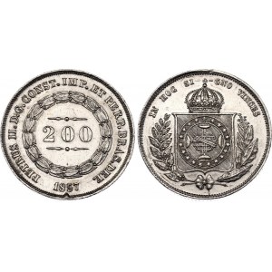 Brazil 200 Reis 1857