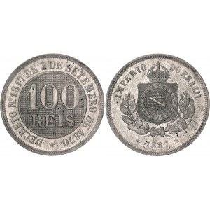 Brazil 100 Reis 1887