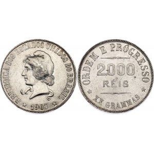Brazil 2000 Reis 1907