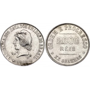 Brazil 2000 Reis 1908