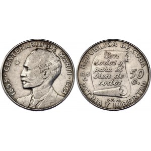 Cuba 50 Centavos 1953