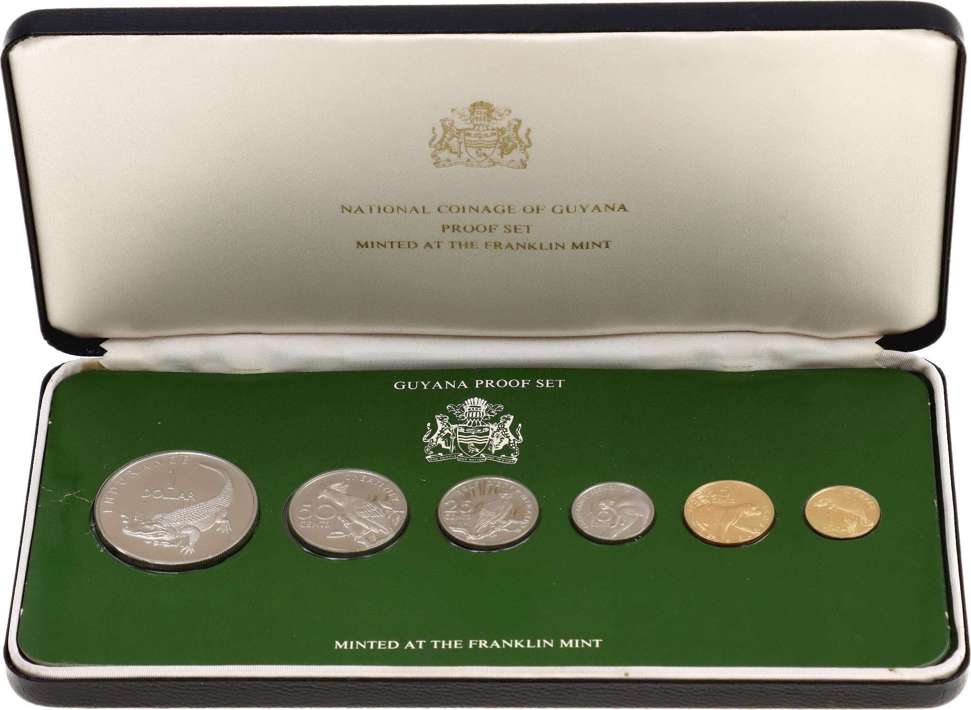 Guyana Annual Proof Set 1976 FM - Online auction / Online bidding