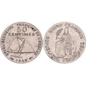 French Polynesia 50 Centimes 1948 Essai