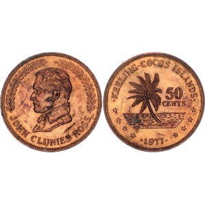 Keeling Cocos Islands 50 Cents 1977