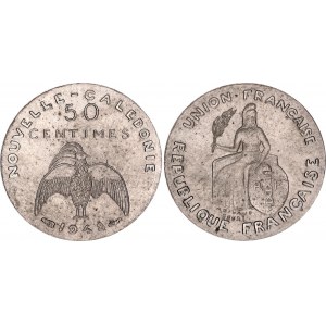 New Caledonia 50 Centimes 1948 Essai