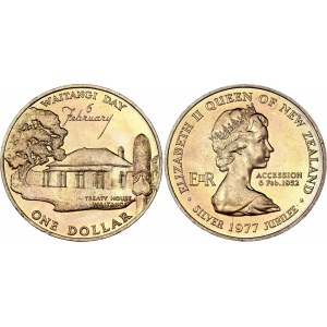 New Zealand 1 Dollar 1977