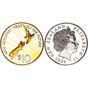 New Zealand 10 Dollars 2000