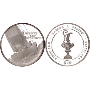 Samoa 10 Tala 1987
