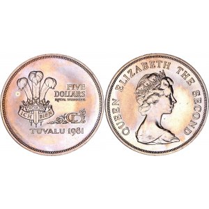 Tuvalu 5 Dollars 1981