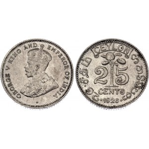 Ceylon 25 Cents 1926