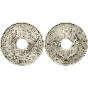 French Indochina 5 Centimes 1938