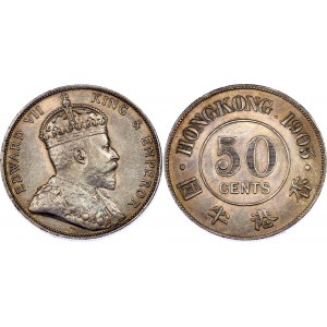 Hong Kong 50 Cents 1905