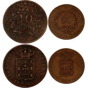 Mozambique 20 - 40 Reis 1840