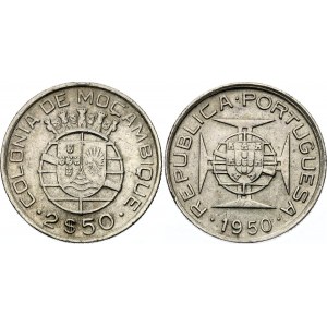 Mozambique 2-1/2 Escudos 1950