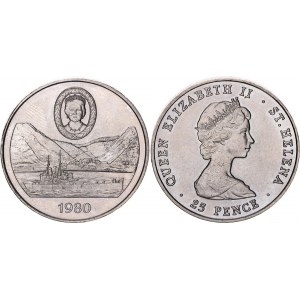 Saint Helena 25 Pence 1980