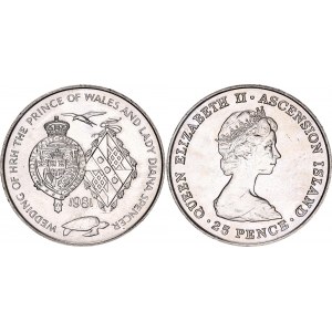 Saint Helena & Ascension 25 Pence 1981