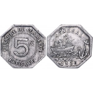 Senegal Rufisque 5 Centimes 1920 Notgeld