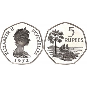 Seychelles 5 Rupees 1972