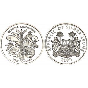 Sierra Leone 10 Dollars 2009 PM