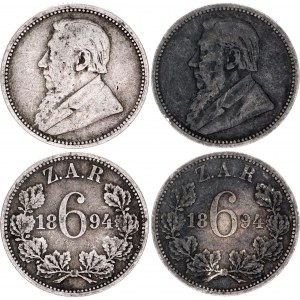 South Africa 2 x 6 Pence 1894