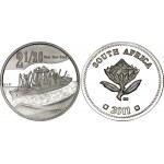 South Africa Maritime History Tickey and Crown Set 2011