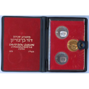 Israel 2 x 25 - 500 Lirot 1974 JE 5734