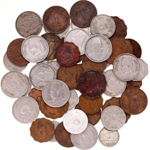 Egypt Lot of 48 Coins 1929 - 1938