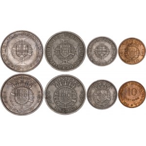 Timor Lot of 4 Coins 1958 - 1970