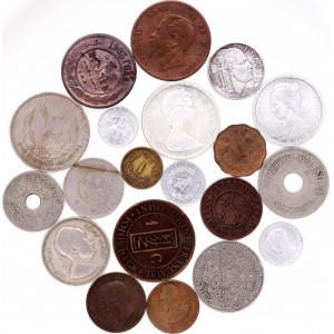 World Lot of 20 Coins 1903 - 1941
