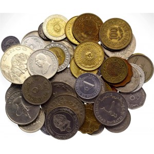 World Lot of 56 Coins 1914 - 2010
