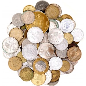 World Lot of 97 Coins 1921 - 2012