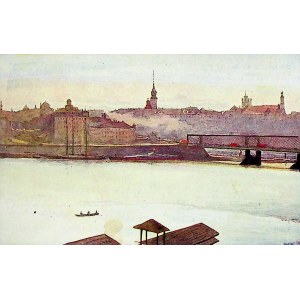 PIOTROWSKI A. - WARSZAWA. Widok z Pragi