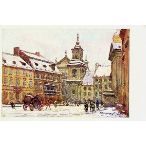 CIEŚLEWSKI T. - WARSZAWA - Ulica Długa z widokiem na Kościół Dominikanów