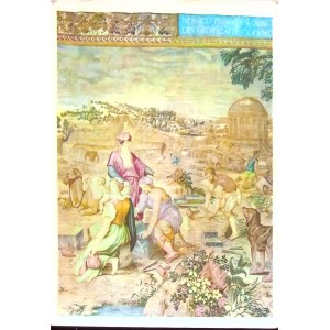 ARRAS JAGIELLOŃSKI O TEMATYCE BIBLIJNEJ ,,BUDOWA WIEŻY BABEL,,- FRAGMENT