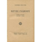 MORAWSKI Kazimierz - Rzym i narody. Podbój Zachodu, Wschód i Żydzi [1924]