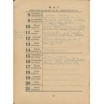 KRETCZMER Jan - Beekeeping calendar with notebook for 25 stems, for the ordinary year 1927