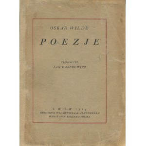 WILDE Oscar - Poems [Lvov 1924].