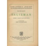 SCOTT Walter - Talisman. A Novel of the Crusader Wars [1927] [cover by Konstanty M. Sopoćko].