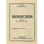 Gekürzter Fahrplan für den offiziellen Gebrauch. Gültig ab 15. Mai 1938. (Eisenbahn)