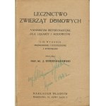 GORDZIAŁKOWSKI Jan - Treatment of domestic animals. Vademecum weterynaryjne dla lekarzy i hodowców [1937].