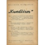 WAŃKOWICZ Melchior - Kundlizm [wydanie pierwsze Rzym 1947]