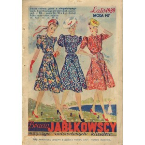 Dom Towarowy Bracia Jabłkowscy. Lato 1939 r. Katalog reklamowy Moda 147