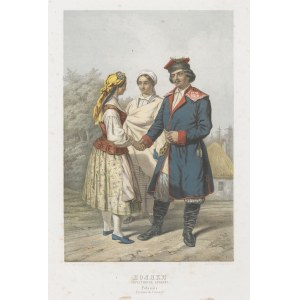 [chromolitografia] Polacy z okolic Krakowa (Поляки. Окрестности Кракова) [1862]