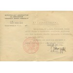 [zestaw 6 dokumentów] Dokumenty wojskowe działacza niepodległościowego Brunona Piechowiaka z Lutomia (1898-1944): zaświadczenie o służbie przy J. Piłsudskim, książeczka strzelecka, legitymacja 10 Pułku Strzelców Wielkopolskich i inne